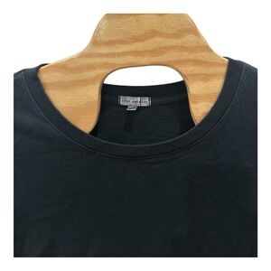 Good American Long Sleeve Top Mens Size 5/6 2X-3X Crew Neck Black‎ Heavy